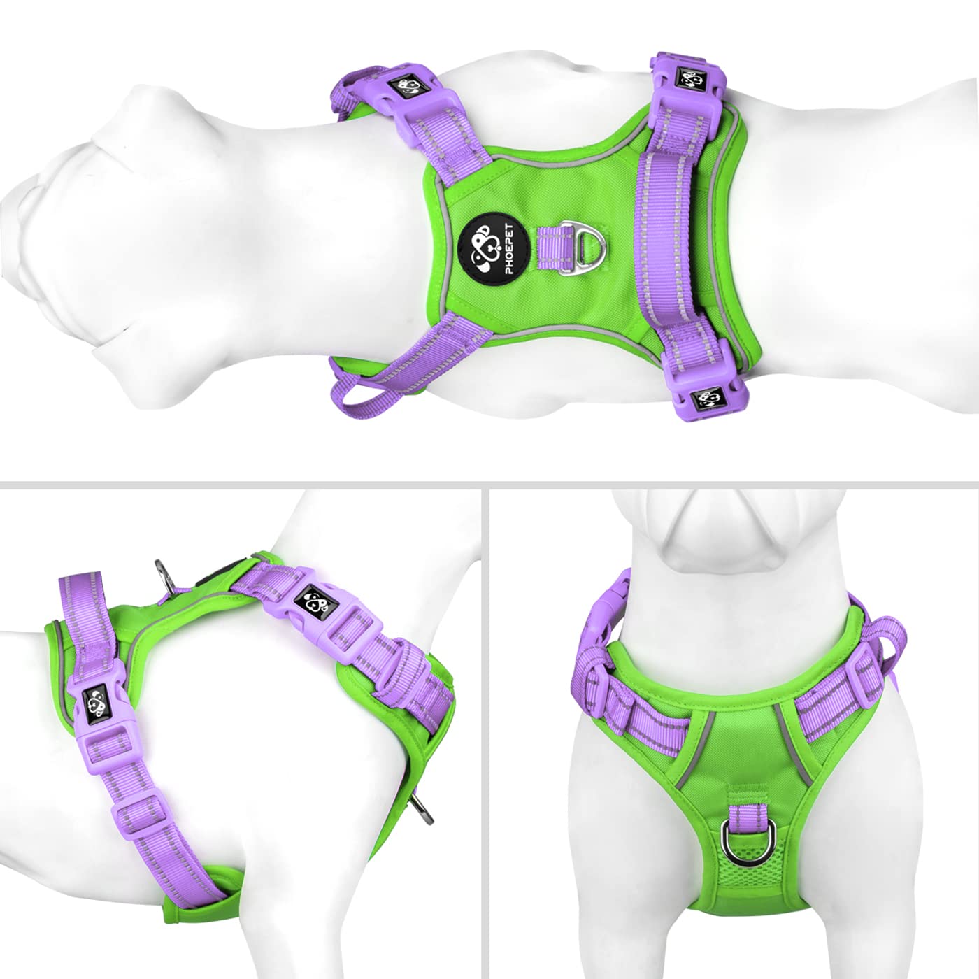 PHOEPET Mango trasero acolchado para un control suave.