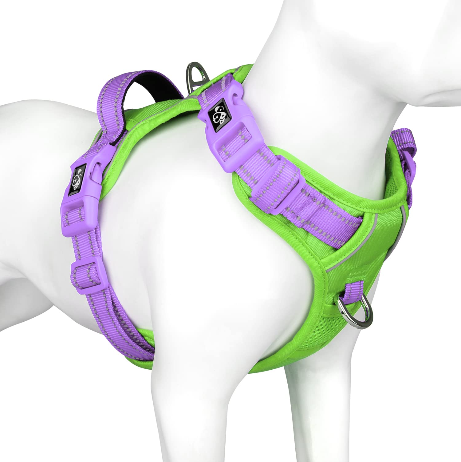 PHOEPET No Pull arnés frontal ergonómico evita tirones durante paseos.