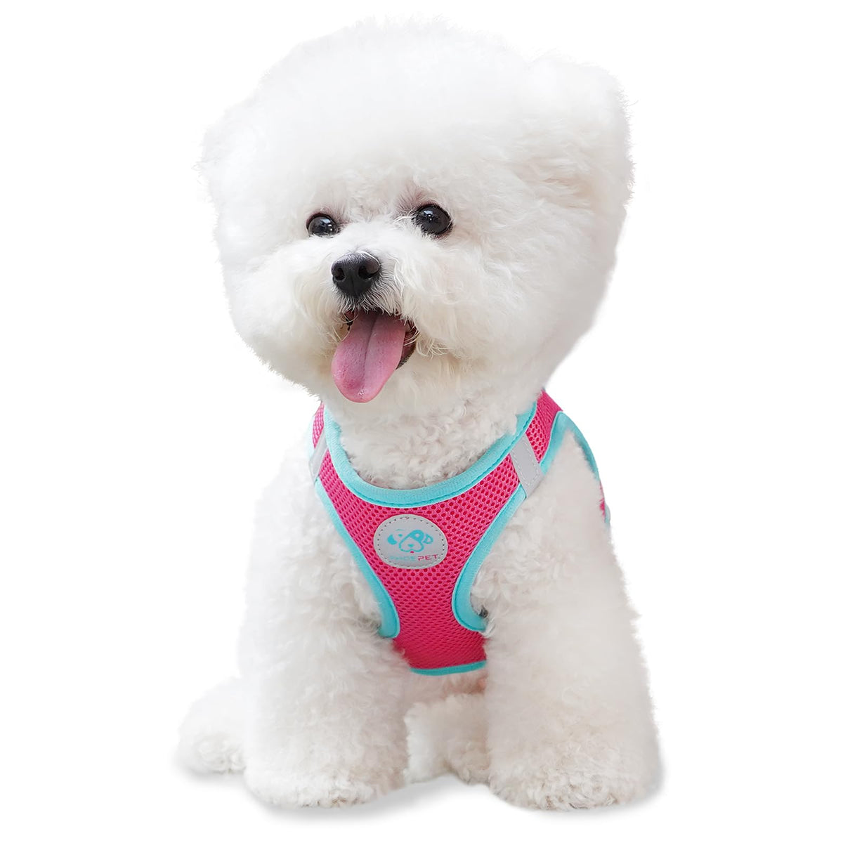 PHOEPET Step-in arnés rosado para paseo cómodo y seguro