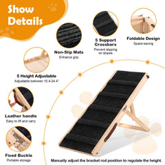 PiChongspace rampla plegable y ligera, perfecta para viajes y espacios pequeños.