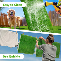 Pick For Life: cesped artificial para perros, fácil limpieza y secado rápido.