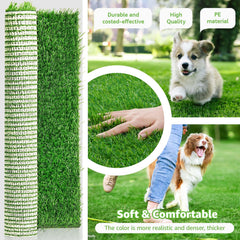 PICK FOR LIFE césped artificial para perros, limpieza fácil con agua jabonosa.