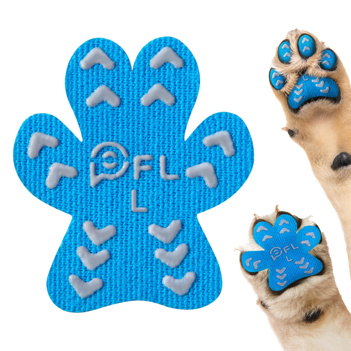 Protector de patas PICK FOR LIFE para perro senior mejora agarre en suelos lisos.