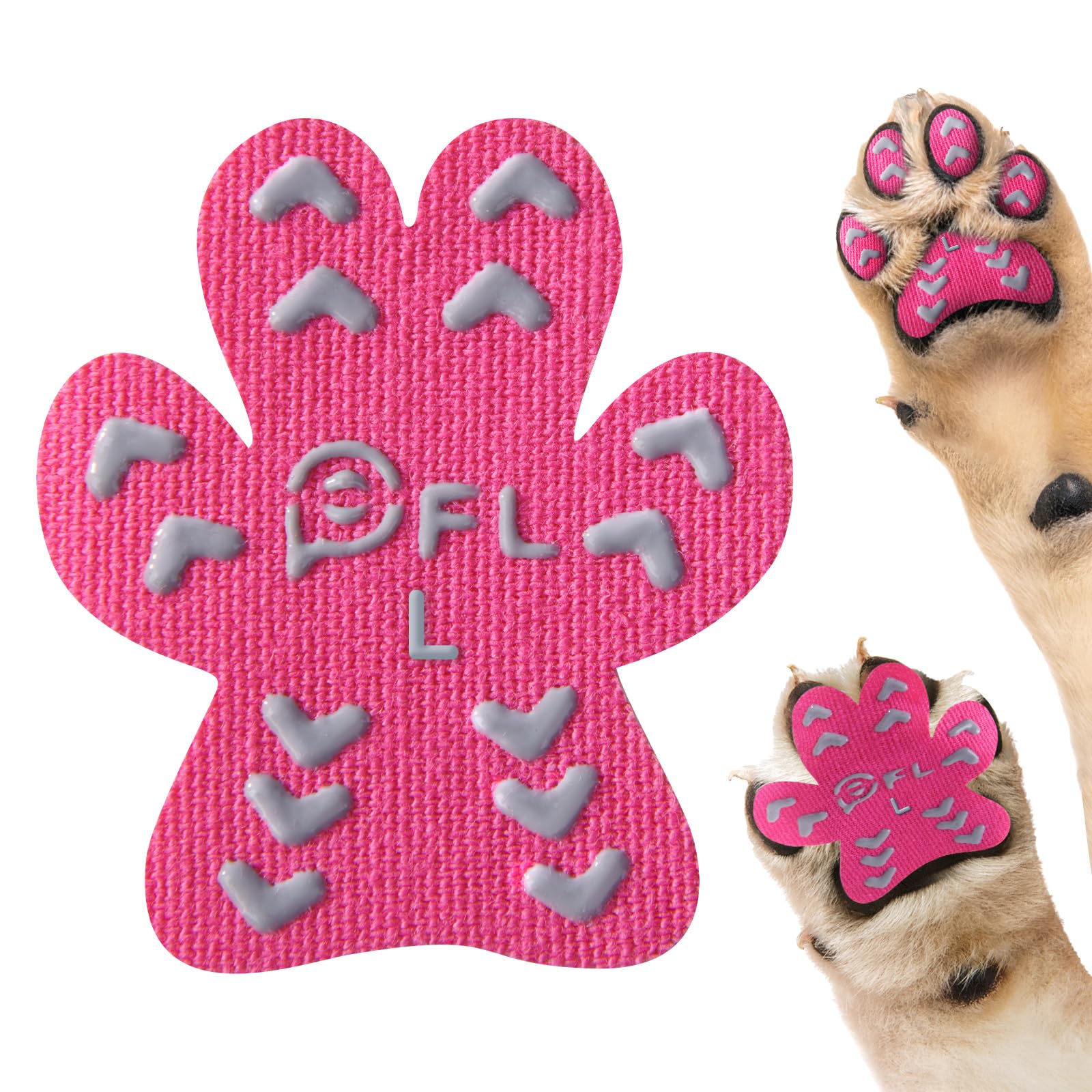 Protectoras de patas Pick For Life, antideslizantes para perros mayores en suelos de madera.