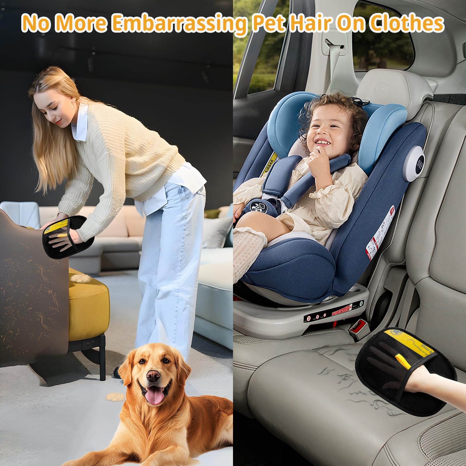 Piecelife guante electrostático: solución reutilizable para hogar y coche.