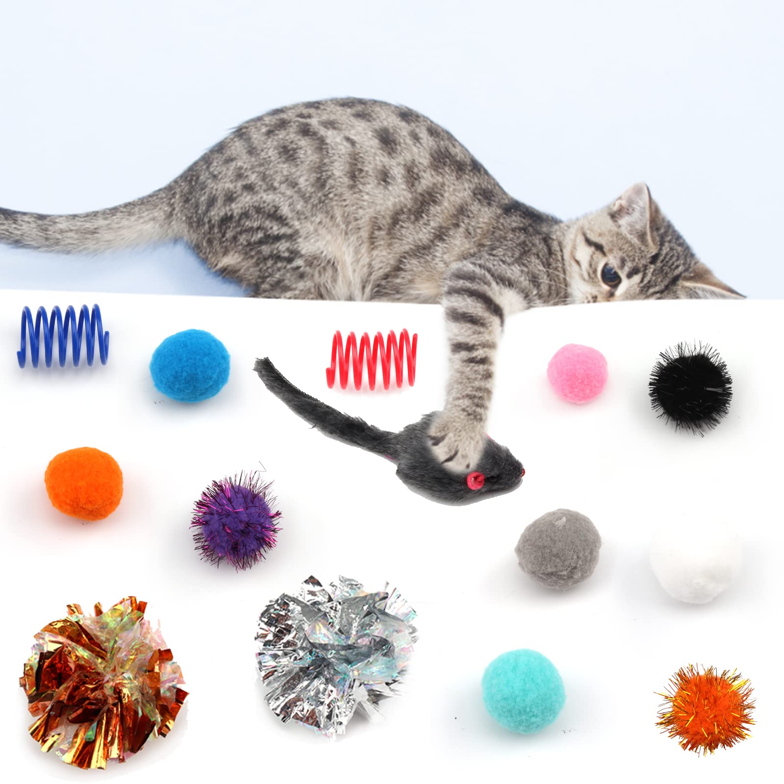 Pietypet bolas felpudas de 4 cm para mimos y juego.