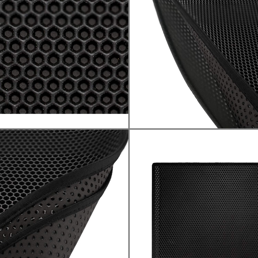 Alfombrilla Pieviev impermeable, protege el suelo ante posibles salpicaduras o goteos.