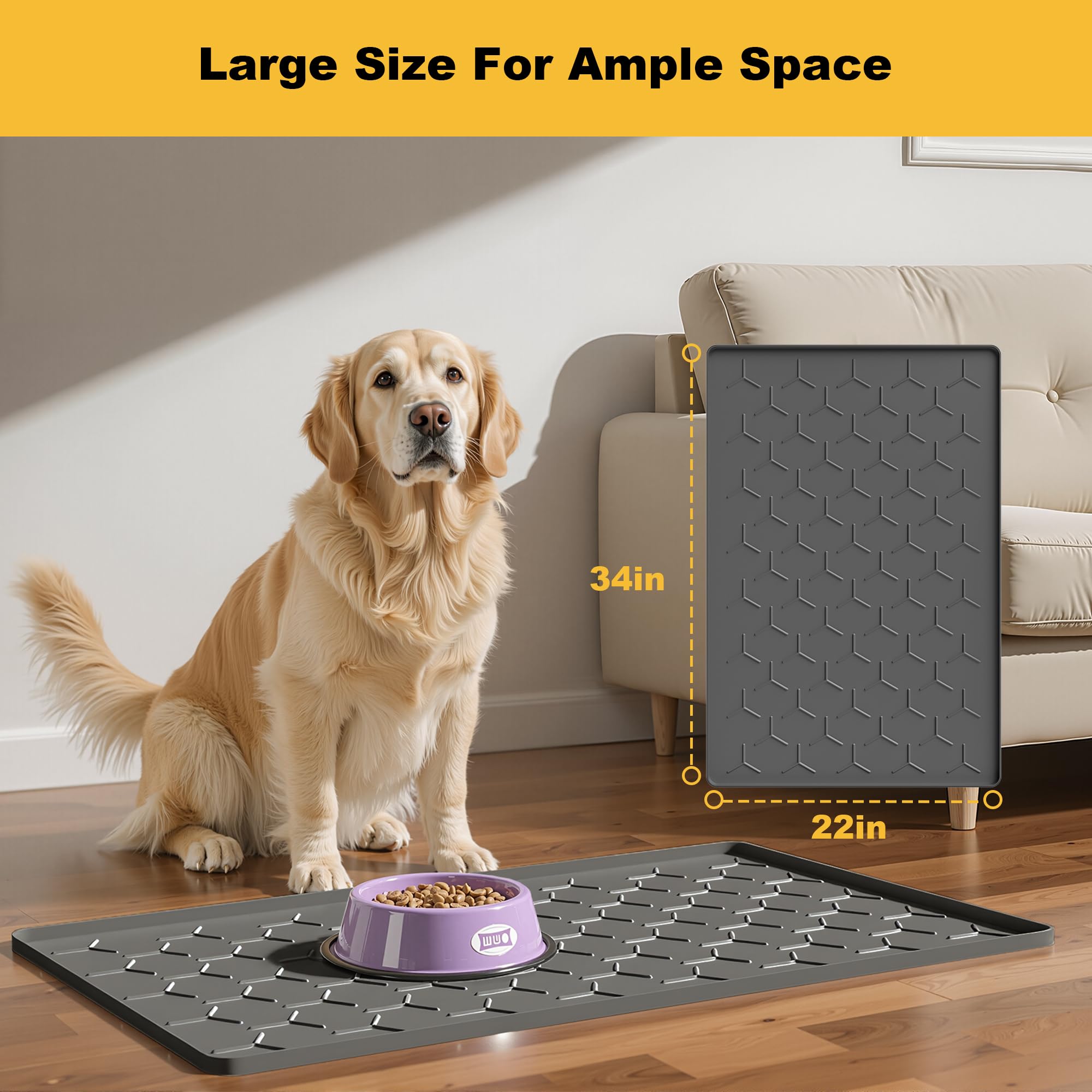 Pieviev apto para todos los cuencos y comederos, ideal para varias mascotas
