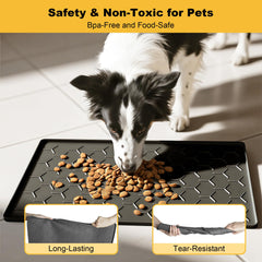 Pieviev silicona de grado alimentario segura para las patas de tu mascota
