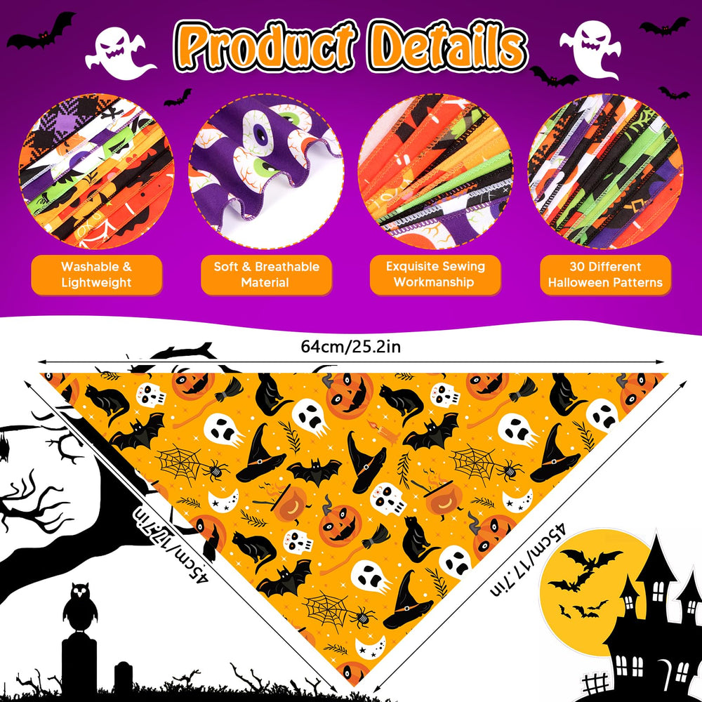Bandanas Halloween Piklodo con calavera, estilo audaz para paseos.
