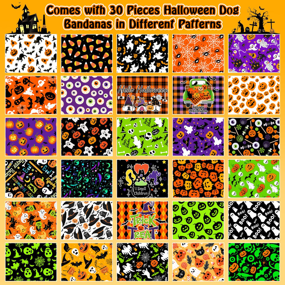 Bandanas Halloween Piklodo con murciélago, cómodo cuello para eventos.