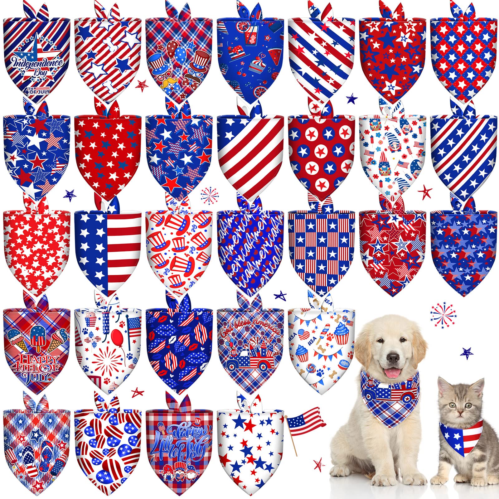 Bandana para perro Piklodo con 30 patrones diferentes para lucir único