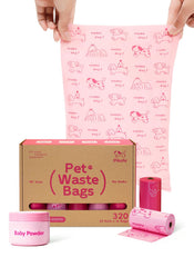 Pikoto bolsas para perro, 320 cuenta, prácticas para paseos.