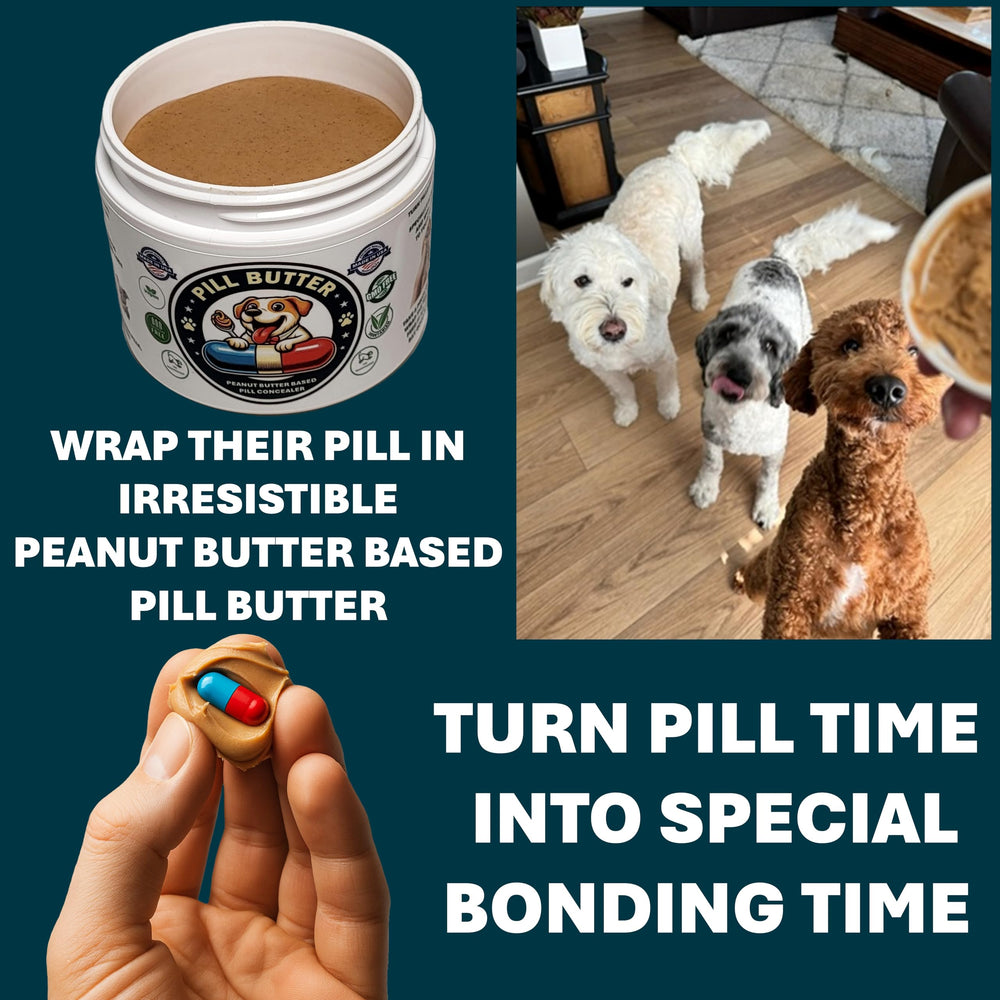 Pill Butter: envase personalizado por raza facilita uso.