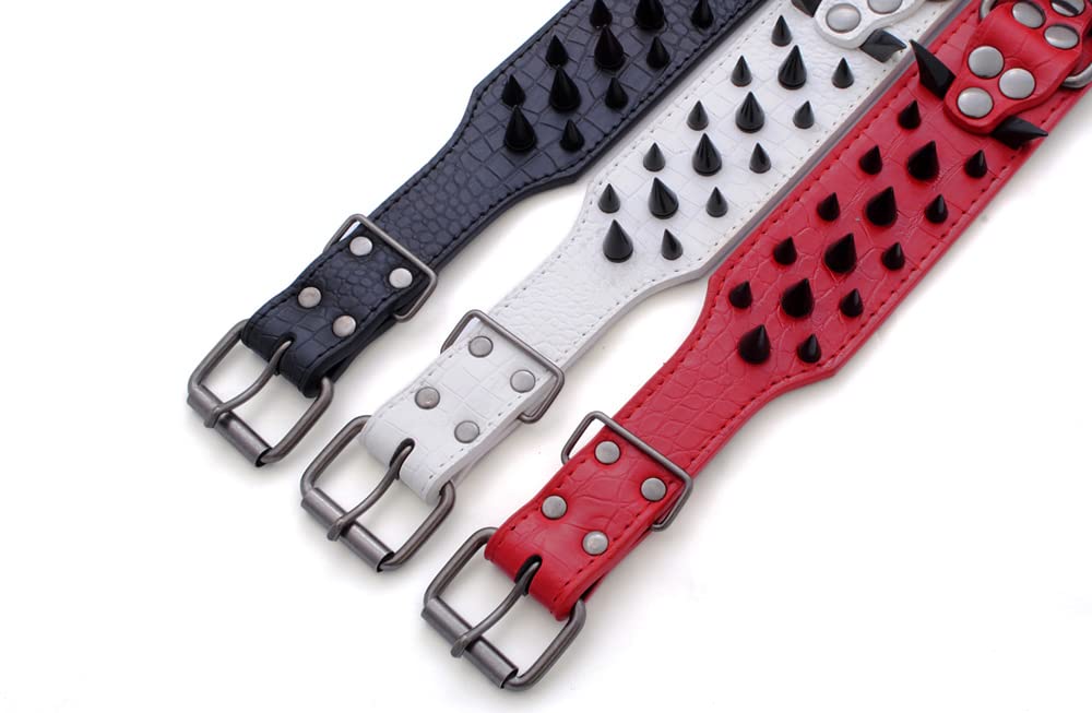Pimaodog collar de 2 pulgadas, tallas ajustables para cuello