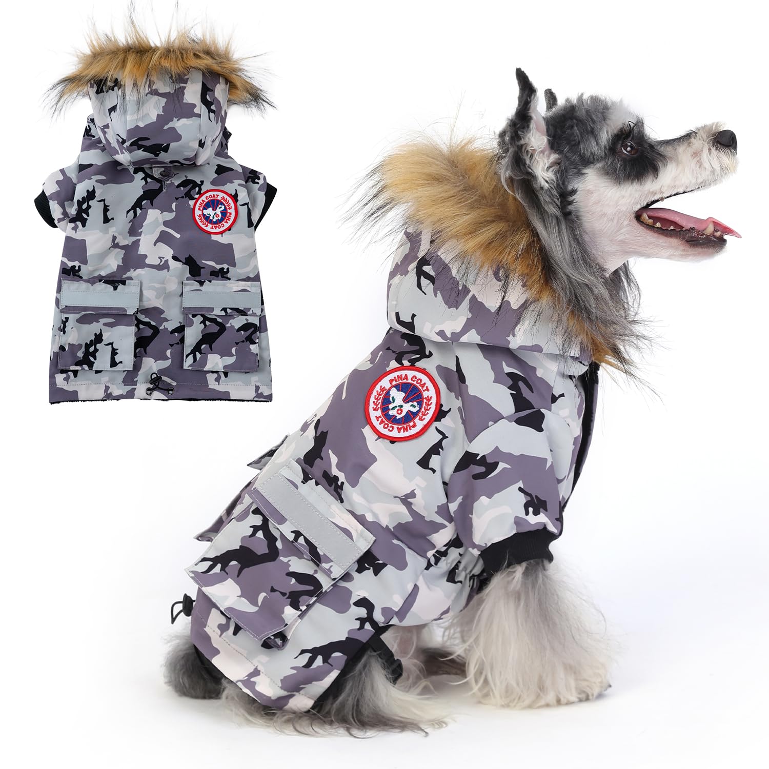 Capa impermeable para perros pequeños de PINA frente a la lluvia