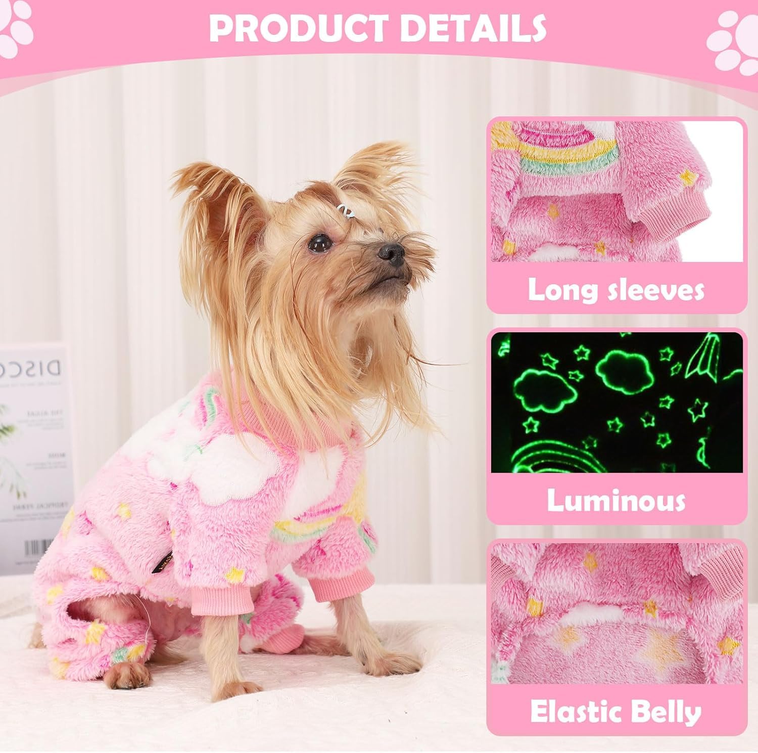 PinkBow pijama multi-función para casa, paseos y sesiones de fotos