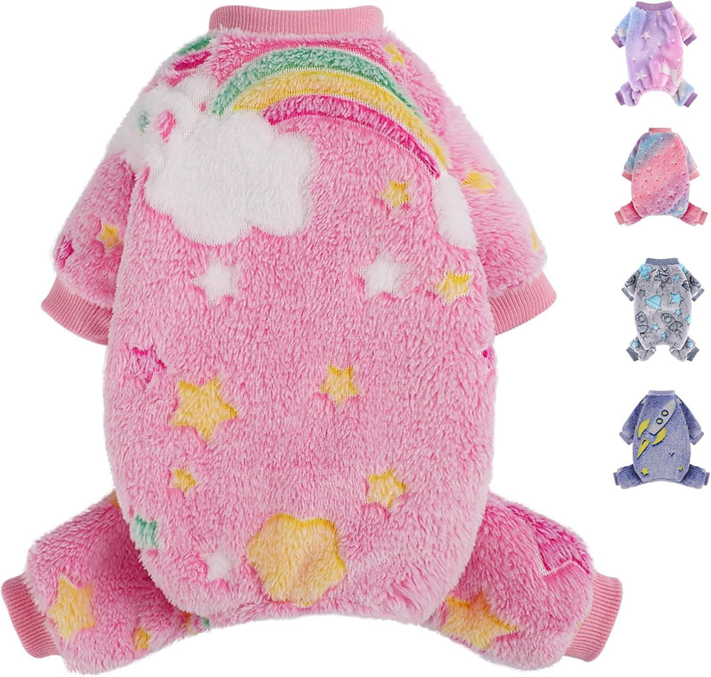 PinkBow pijama para perro XXXS con diseño jumpsuit cómodo y cálido