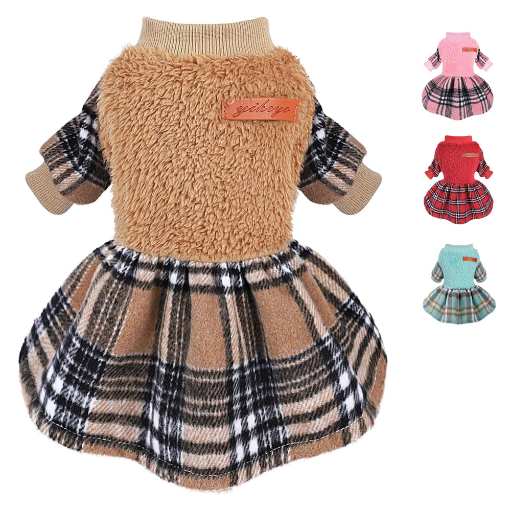 PinkBow sueter para perro pequeno con forro polar, cálido y cómodo.