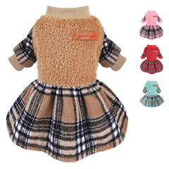 PinkBow sueter para perro pequeno con forro polar, cálido y cómodo.