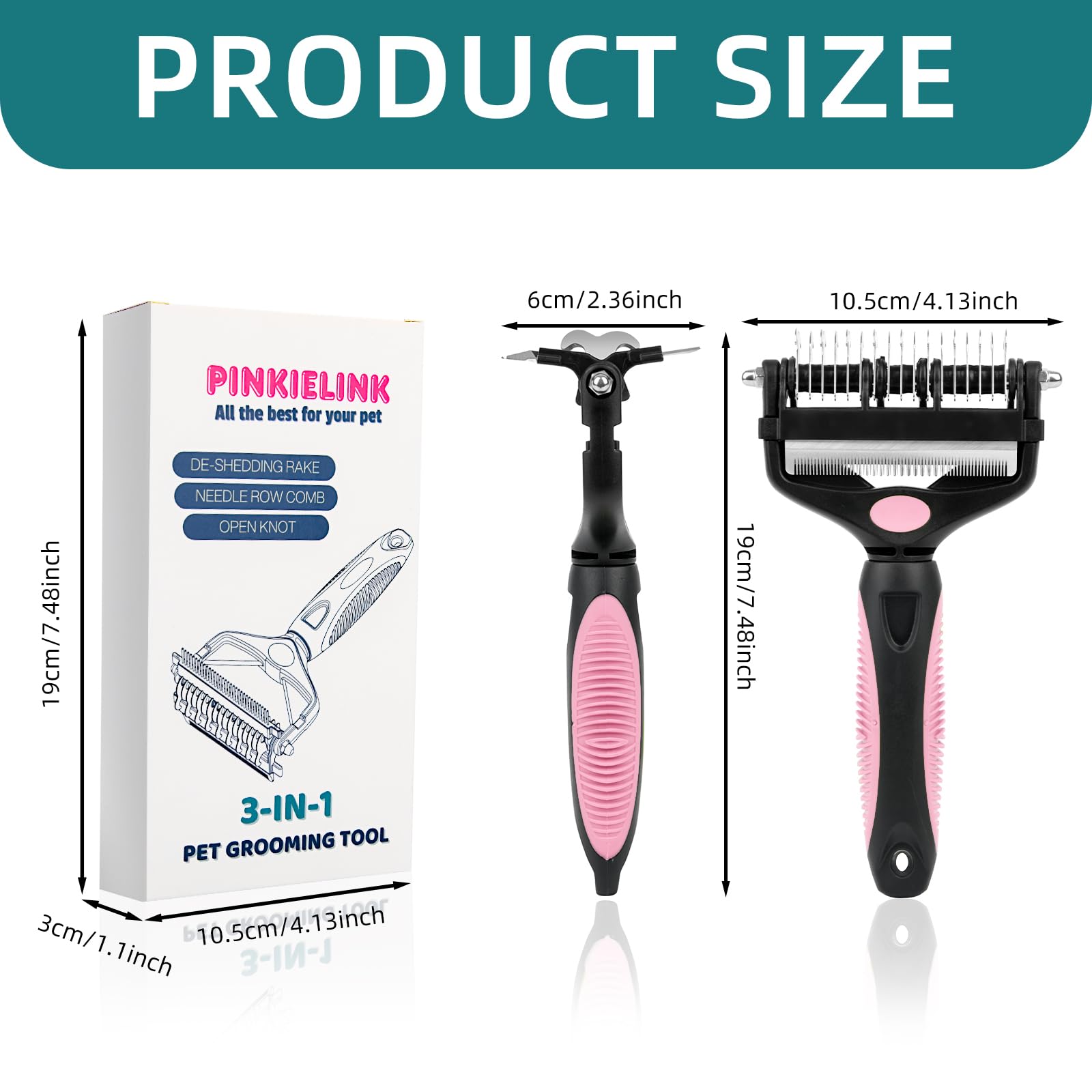 PINKIELINK 3-en-1 regalo ideal para amantes de mascotas y cuidado práctico.