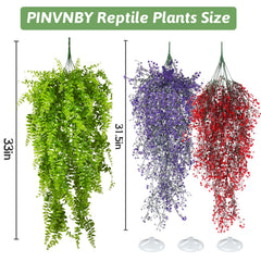 PINVNBY ventosas para fijar en terrario, instalación rápida.