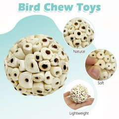 PINVNBY bola sola para aves pequeñas, tamaño adecuado.