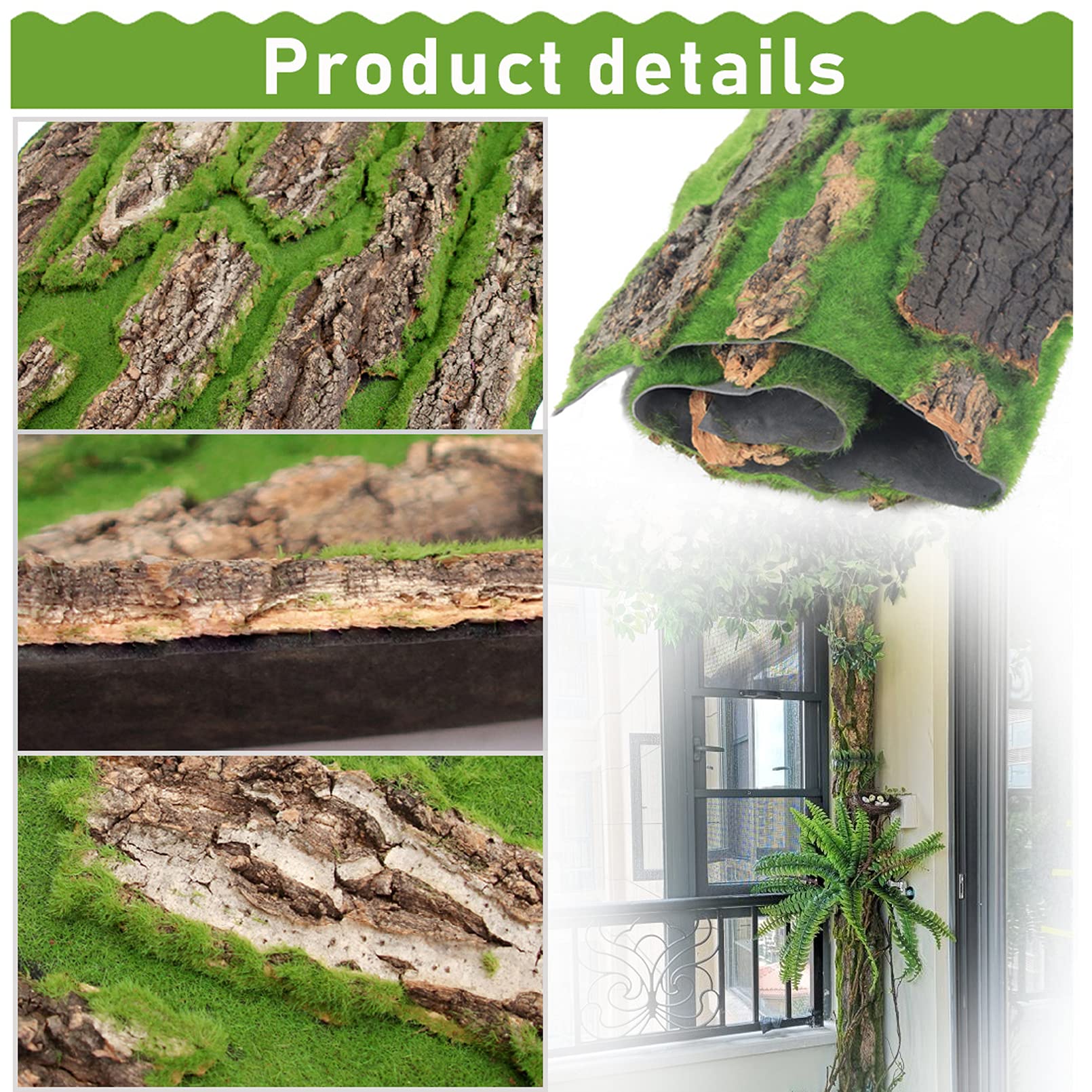 PINVNBY compatible con plantas falsas y accesorios, mejora la estética del terrario.