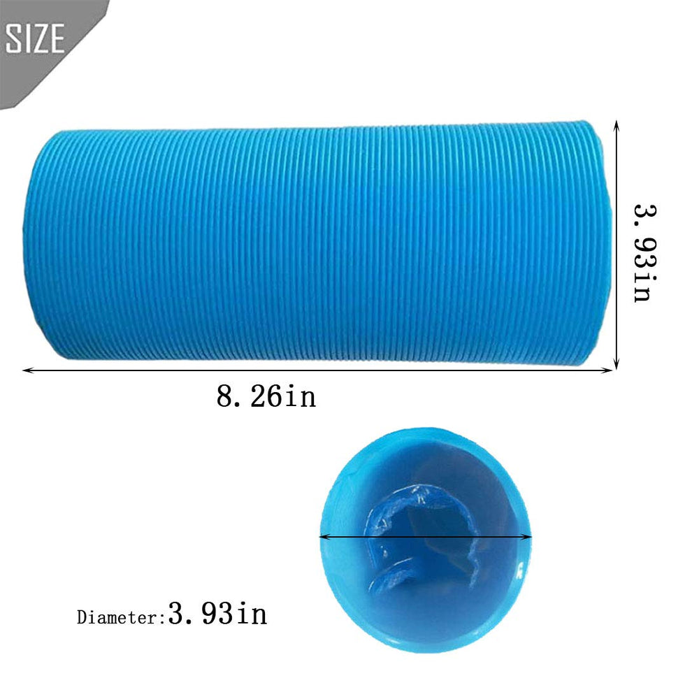 PINVNBY paquete de dos túneles para hámster, color azul brillante