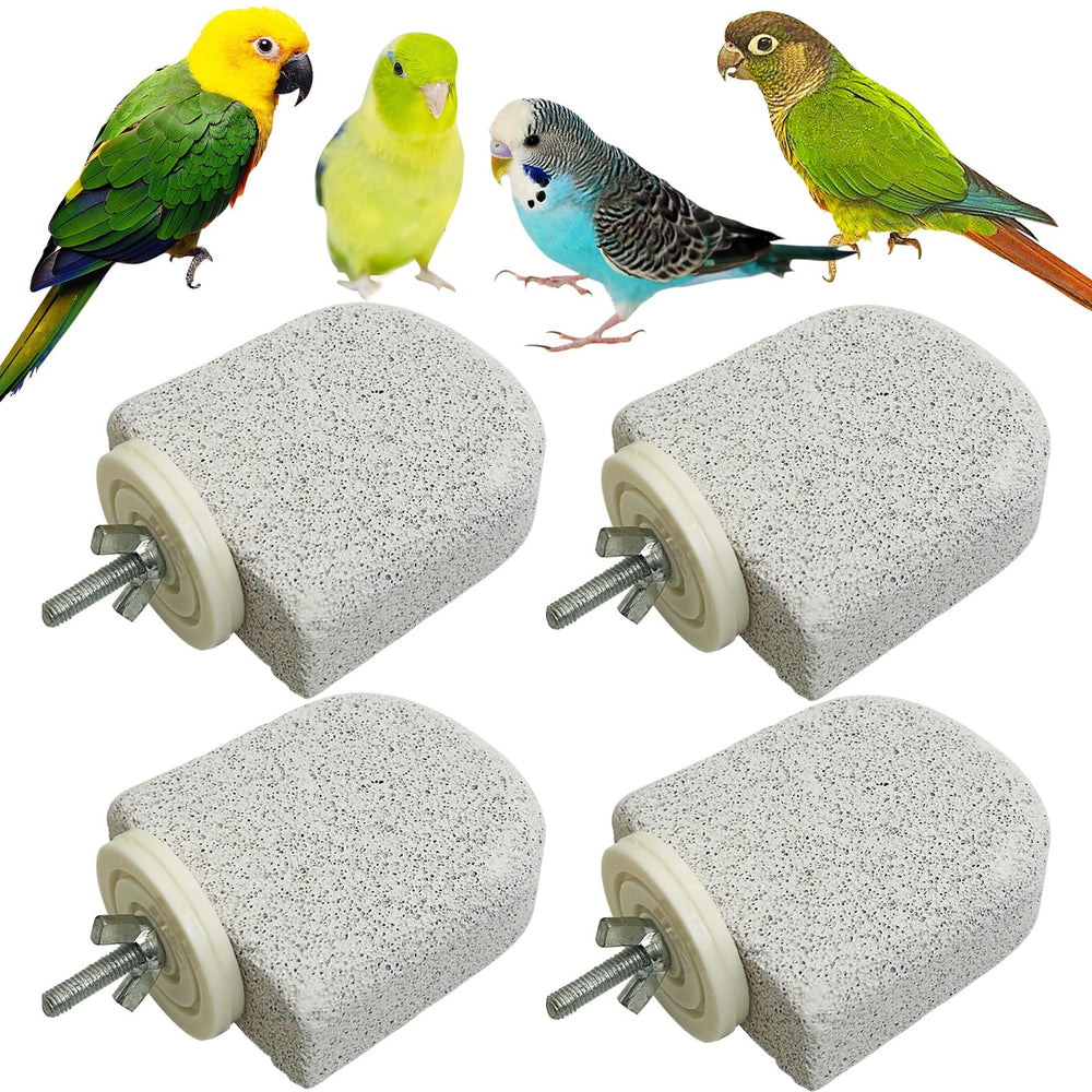 PINVNBY percha calcio para aves, favorece soporte seguro y juego