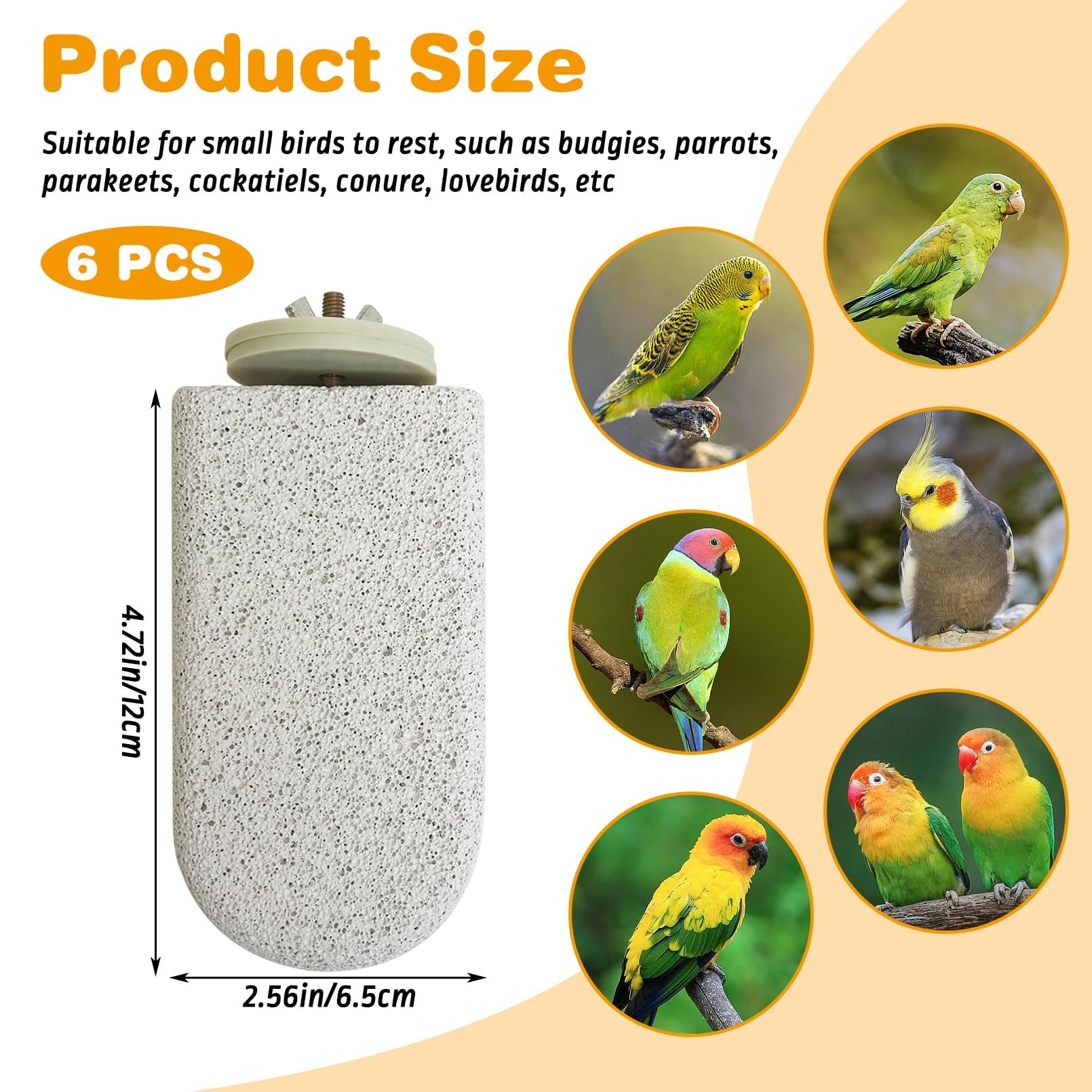 PINVNBY percha-pajaro-superficie-raspado: ayuda a afilar uñas de forma natural