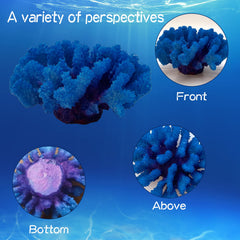 PINVNBY plantas marinas artificiales para acuario aportan vitalidad sin cuidados
