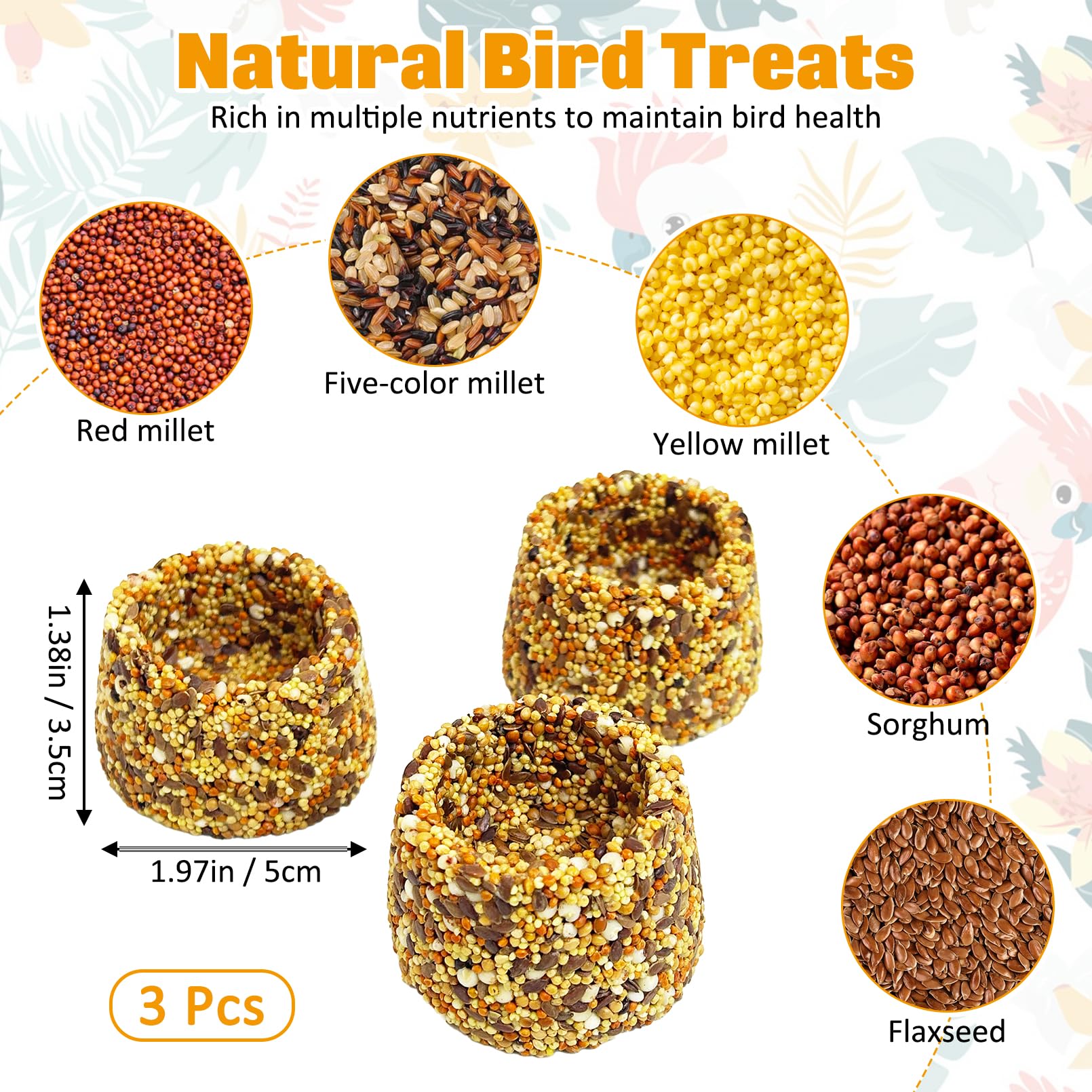 PINVNBY Tratos en forma de cuenco, sirve como snack y comedero práctico.