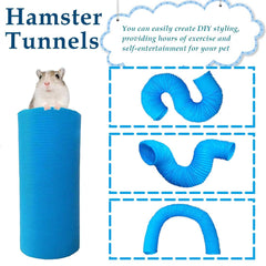 PINVNBY túnel para hámster de 8-26 pulgadas, compacto y divertido