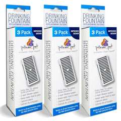 Pioneer Pet: filtros en T en pack 3 para fuente, mantiene el agua limpia.