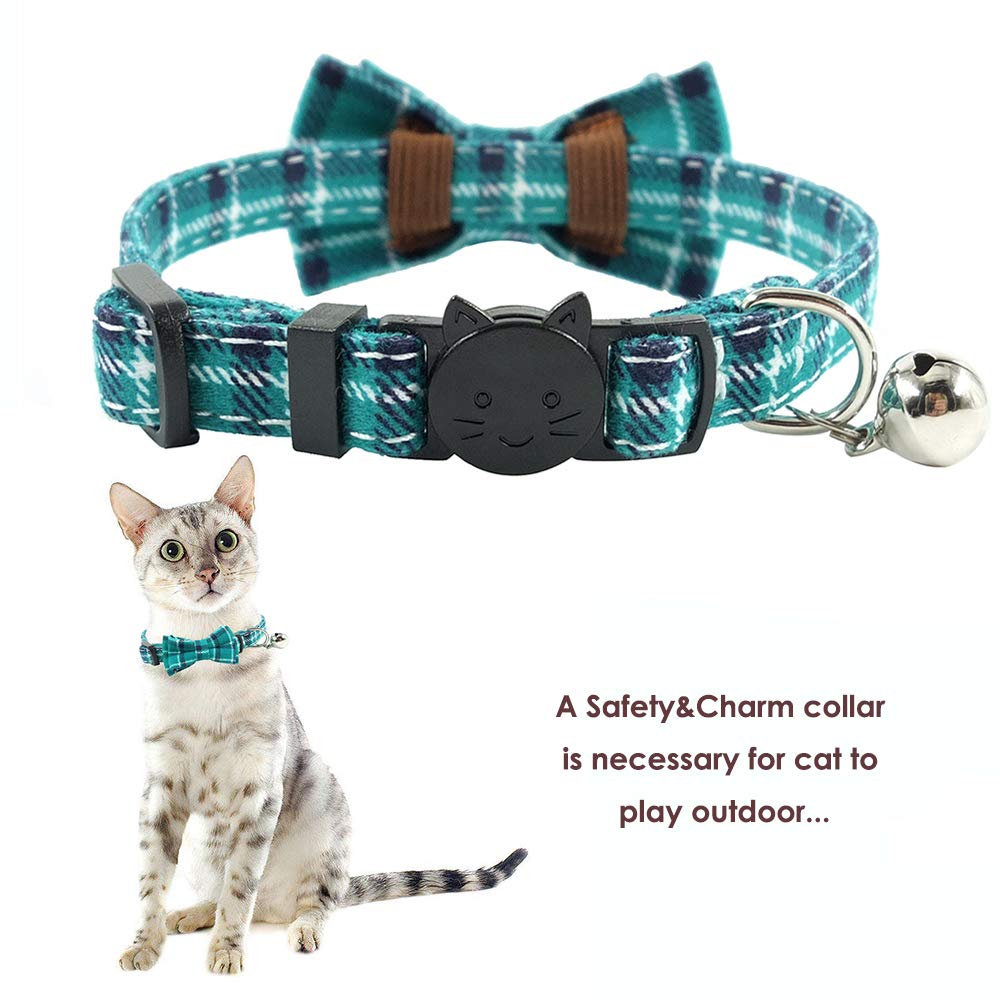 Collar de algodón suave Pipidog cuida la piel del gato.