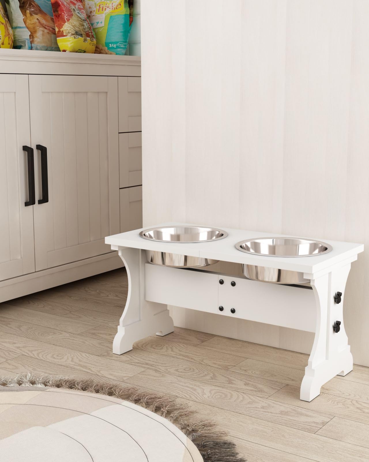 Piskyet comedero de 7 tazas, ideal para perros de tamaño medio a grande.