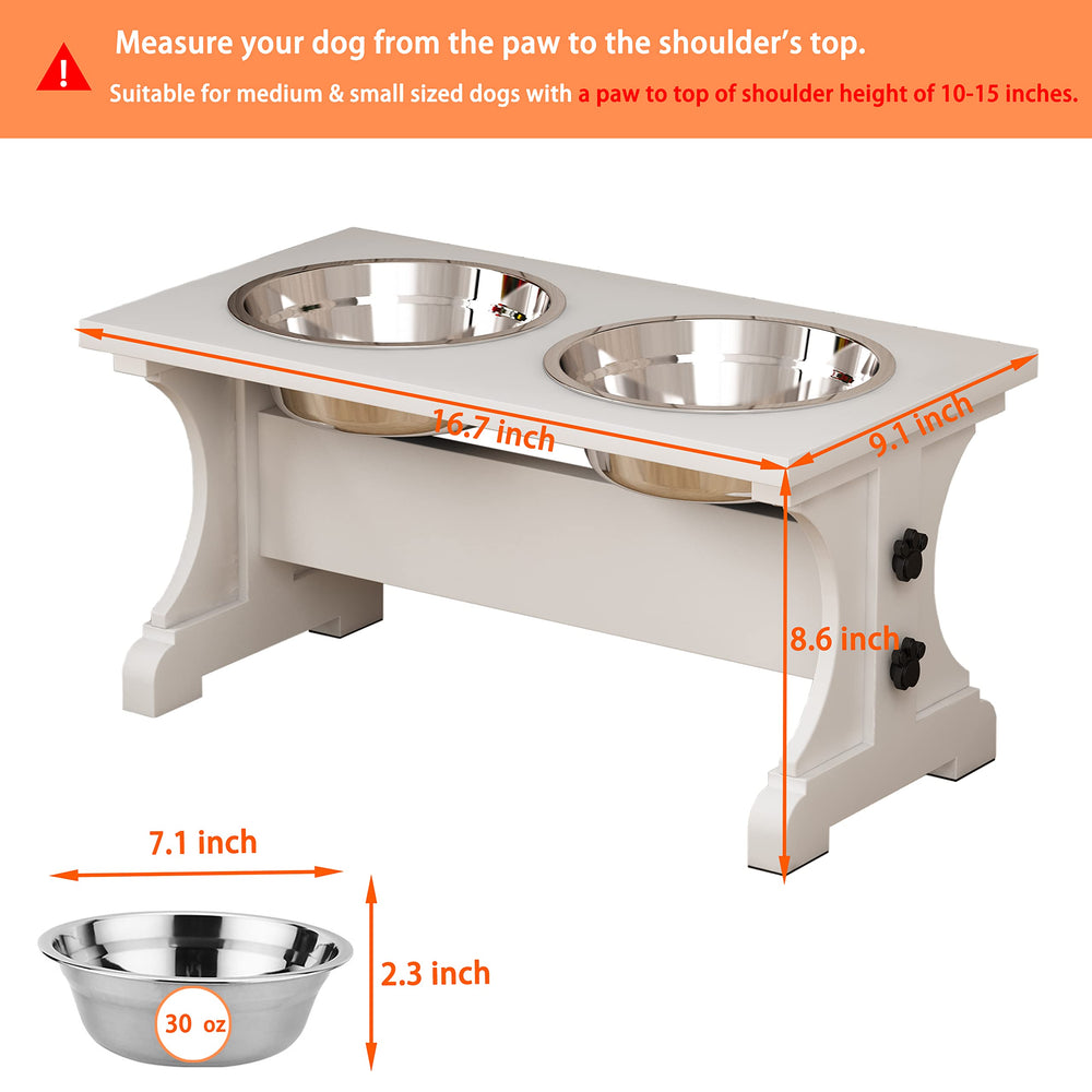 Piskyet cuencos de acero inoxidable: dos cuencos duraderos para comida y agua.