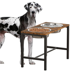 Piskyet soporte-alzado-perros-grandes mejora la postura al comer