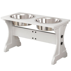 Piskyet stand de comederos para perros estilo farmhouse, postura ergonómica.