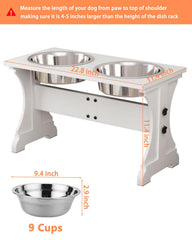 Piskyet tazones de acero inoxidable 304, duraderos para la comida del perro.