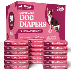 Pañales desechables Pitpet para perras, 30 unidades, protección diaria.