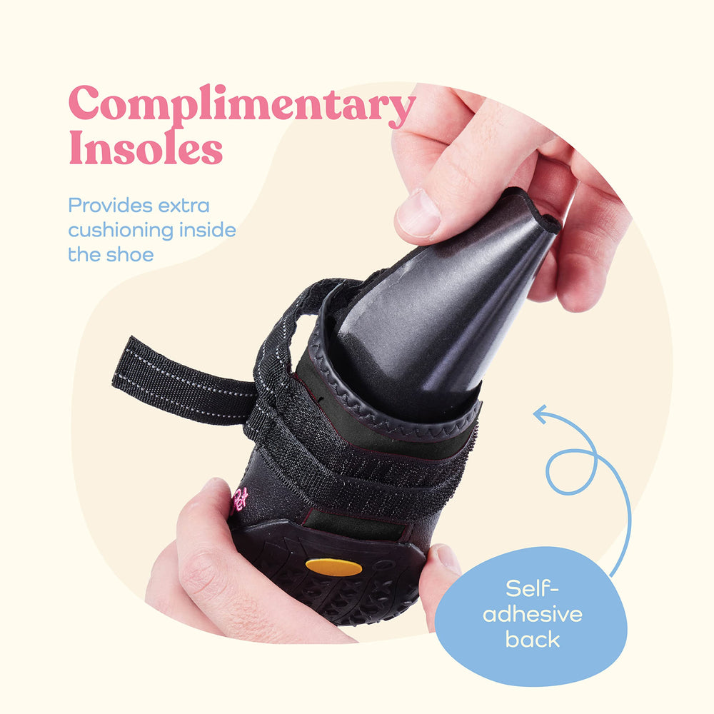 Pitpet zapato para perro de cuero impermeable y exterior transpirable.