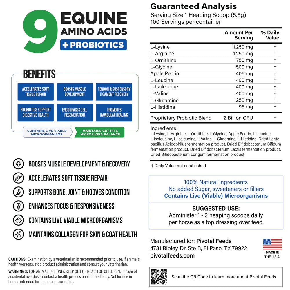 Pivotal Equine Total Recovery: pelaje brillante y vitalidad gracias al soporte nutricional