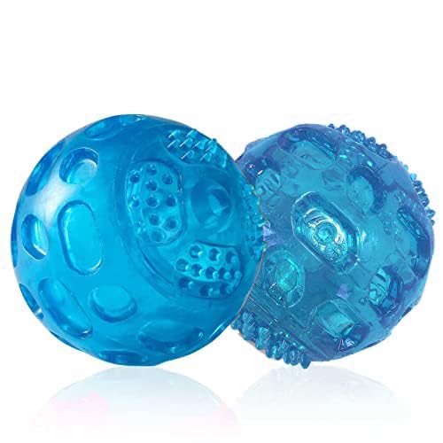 PJDH Pelota azul que chirría, ideal para juegos de buscar