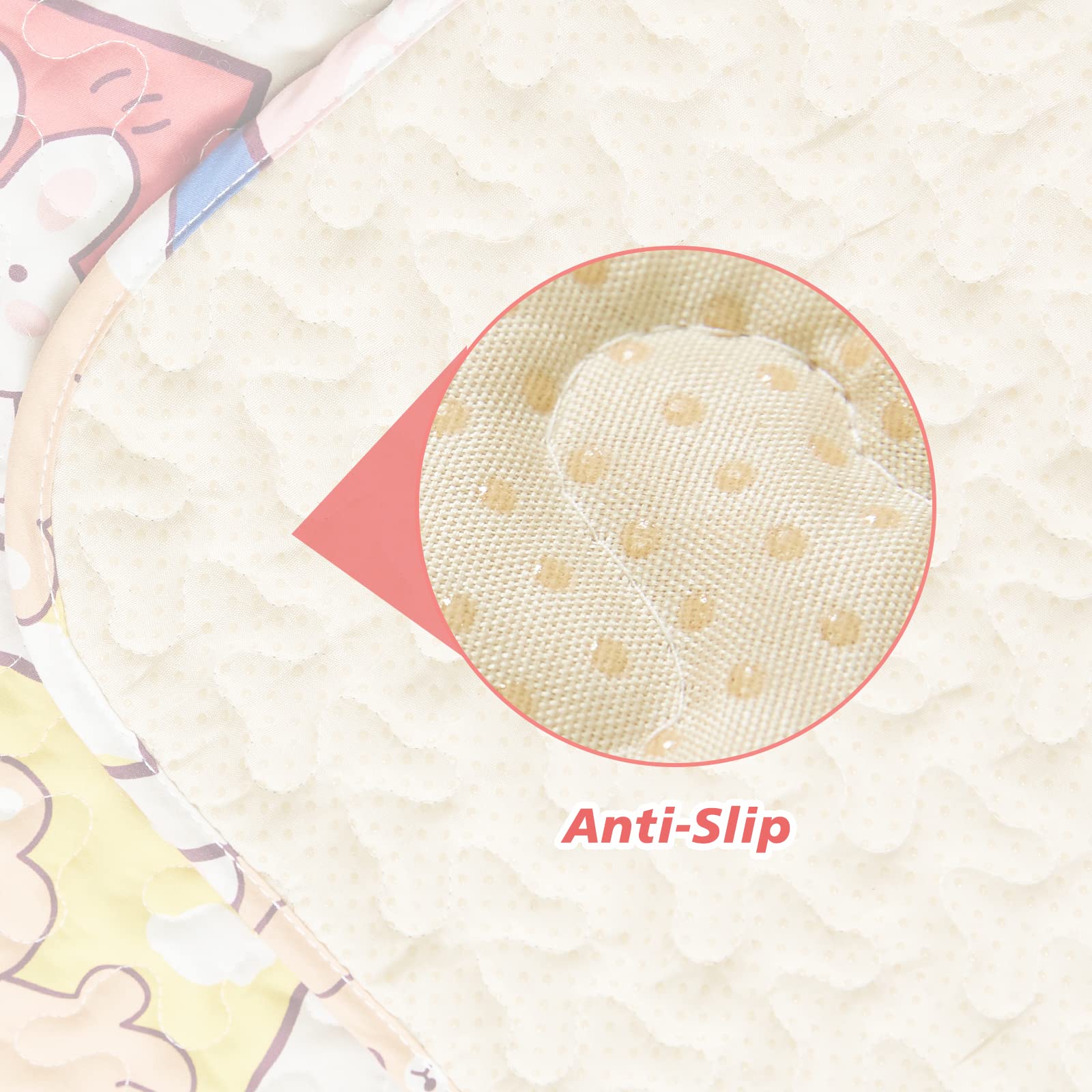 PJYuCien: almohadilla antideslizante con puntos mantiene estable la superficie.