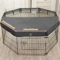 PJYuCien Cobertor superior para jaula octagonal, instalación rápida con correas.