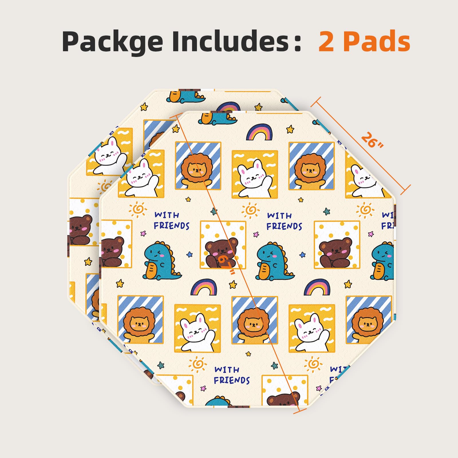 PJYuCien jaula de 8 paneles para juego seguro
