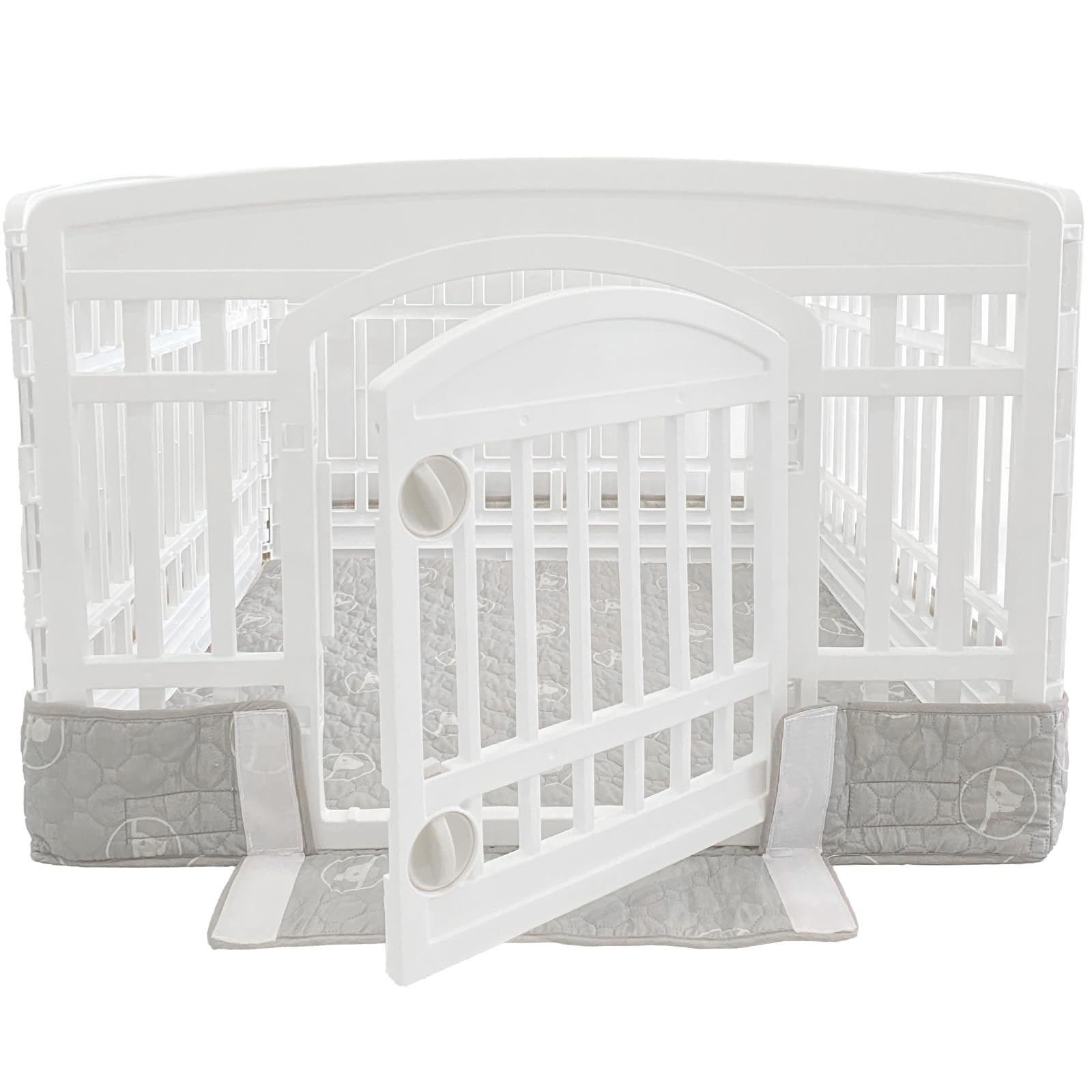 PJYuCien sistema velcro lateral, fijación segura para tapete-base de jaula.