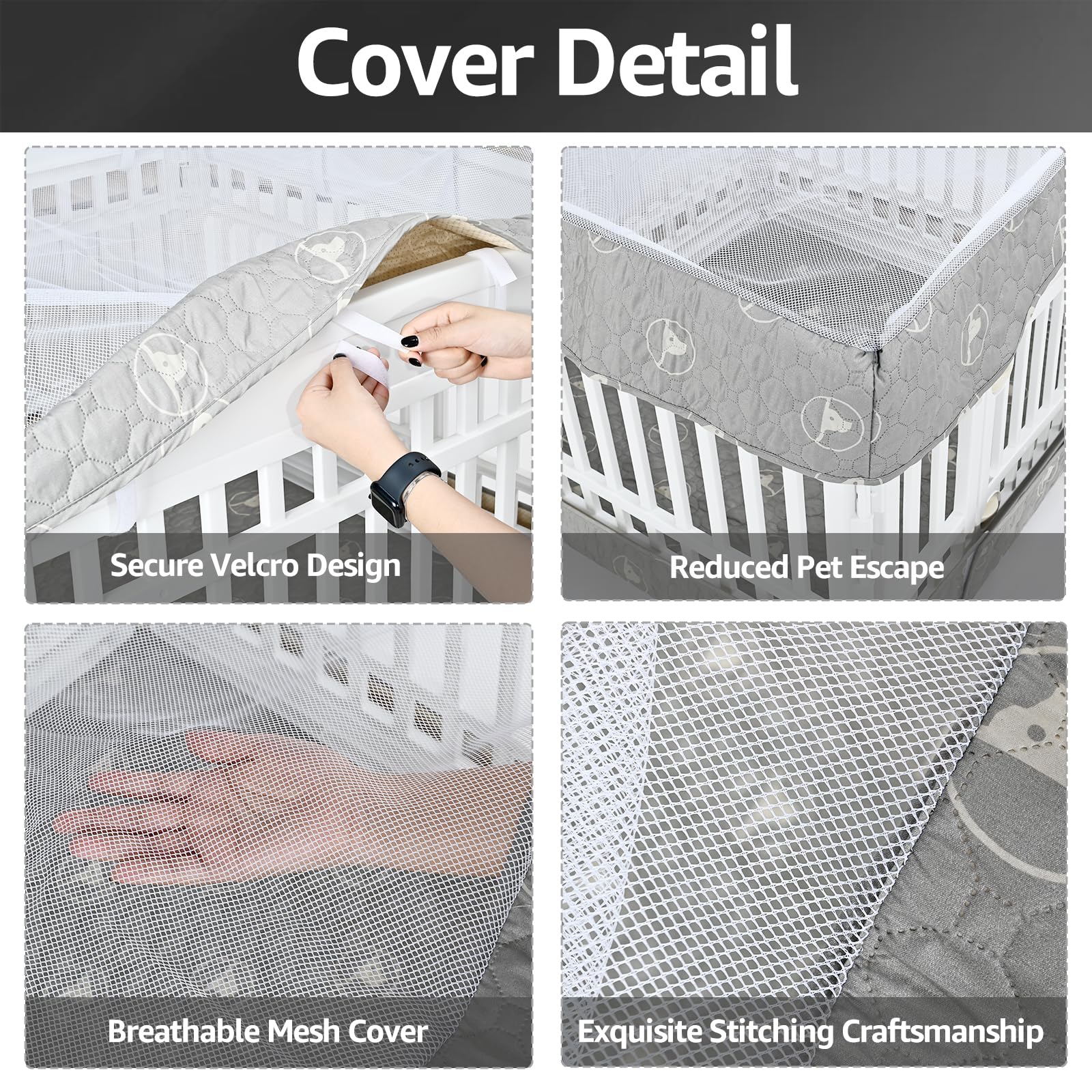 PJYuCien capa-higiene cuatro-capas absorbe olores y mantiene seco el interior.